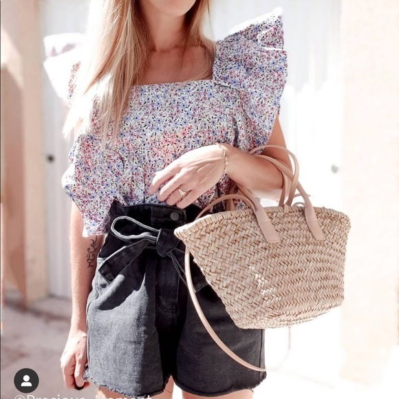 Mango Bowed denim short - Picture 2 of 16